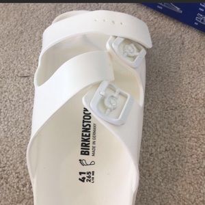 NWT White Eva women’s size 41 Birkenstock’s